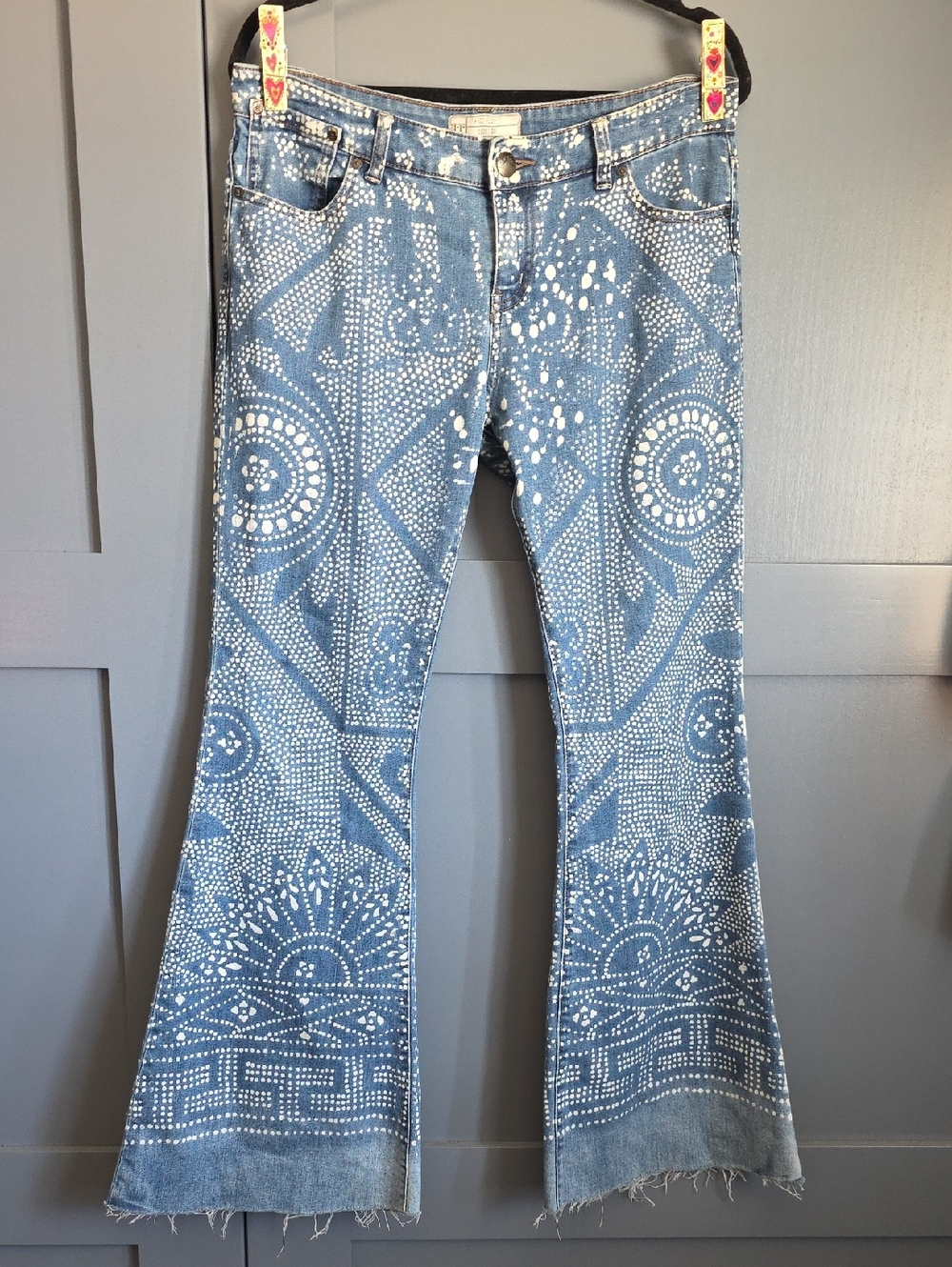 Free People Malaya Bali Denim Flare Jeans Excellent Condition 29